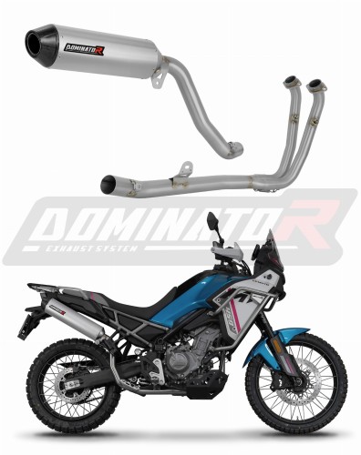 пълна изпускателна система със заглушител DOMINATOR Full System MX2 подходящо за мотоциклет CF MOTO 450 MT 2024