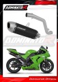 ауспух заглушител DOMINATOR S6 черен подходящо за мотоциклет Kawasaki ZX10R 2006 - 2007 2