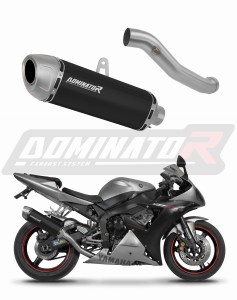 Yamaha YZF R1 1000 RN09 2002 - 2003 ауспух заглушител S6 BLACK + dB killer