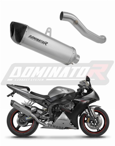 ауспух заглушител DOMINATOR титанов HP6 подходящо за мотоциклет Yamaha YZF R1 1000 RN09 2002 - 2003