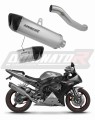 ауспух заглушител DOMINATOR хомологиран титанов HP6 подходящо за мотоциклет Yamaha YZF R1 1000 RN09 2002 - 2003