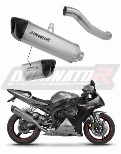ауспух заглушител DOMINATOR хомологиран титанов HP6 подходящо за мотоциклет Yamaha YZF R1 1000 RN09 2002 - 2003
