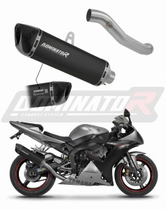 Yamaha YZF R1 1000 RN09 2002 - 2003 Хомологирана изпускателна система ауспух HP6 BLACK + dB killer