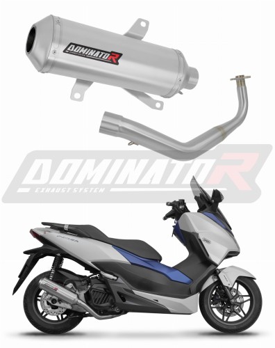 пълна изпускателна система със заглушител DOMINATOR Full System OV G2 подходящо за мотоциклет Honda NSS 125 FORZA 2017 - 2020