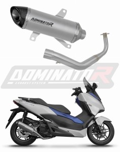 Honda NSS 125 FORZA 2017 - 2020 Цяла изпускателна система Колектор ауспух титаниев заглушител HP8 + dB killer