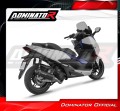 пълна изпускателна система със заглушител DOMINATOR Full System HP8 черен подходящо за мотоциклет Honda NSS 125 FORZA 2017 - 2020 4