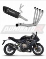 пълна изпускателна система със заглушител DOMINATOR Full System HP6 черен подходящо за мотоциклет Honda CBR 650 R 2019 - 2023