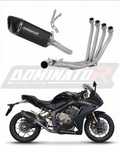Honda CBR 650 R 2019 - 2023 Пълна система Колектор ауспух заглушител HP6 BLACK + dB killer