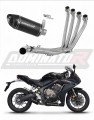 пълна изпускателна система със заглушител DOMINATOR Full System HP8 черен подходящо за мотоциклет Honda CBR 650 R 2019 - 2023