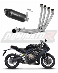 Honda CBR 650 R 2019 - 2023 Цялостна система Колектор изпускателна система заглушител HP8 BLACK + dB killer