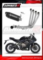 пълна изпускателна система със заглушител DOMINATOR Full System HP8 черен подходящо за мотоциклет Honda CBR 650 R 2019 - 2023 2