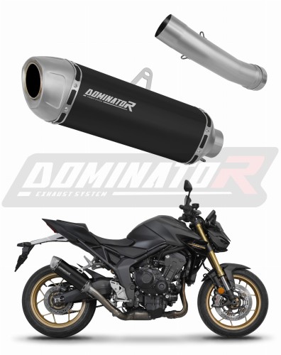 ауспух заглушител DOMINATOR S6 черен подходящо за мотоциклет Honda CB 1000 Hornet / SP 2025