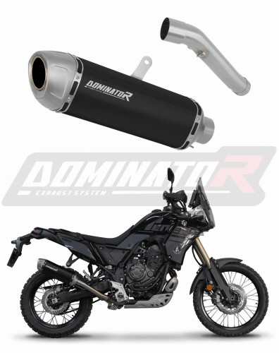 ауспух заглушител DOMINATOR S6 черен подходящо за мотоциклет Yamaha Tenere 700 2025 - 2026