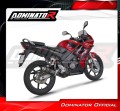 ауспух заглушител DOMINATOR GP1 черен подходящо за мотоциклет Honda CBR 125 2004 - 2010 4