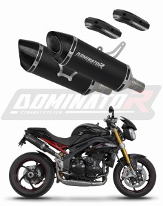 Triumph Speed Triple 1050 2011 - 2016 ауспух заглушител HP8 BLACK + dB killer