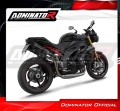 ауспух заглушител DOMINATOR HP8 черен подходящо за мотоциклет Triumph Speed Triple 1050 2011 - 2016 4