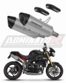 ауспух заглушител DOMINATOR титанов HP8 подходящо за мотоциклет Triumph Speed Triple 1050 2011 - 2016