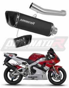 Yamaha YZF R1 1000 RN04 2000 - 2001 Хомологирана изпускателна система ауспух HP6 BLACK + dB killer