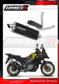 ауспух заглушител DOMINATOR P7 черен подходящо за мотоциклет Suzuki DL 650 V-Strom 2017 - 2025 2