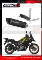 ауспух заглушител DOMINATOR HP6 черен подходящо за мотоциклет Suzuki DL 650 V-Strom 2017 - 2025 2