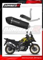 ауспух заглушител DOMINATOR HP7 черен подходящо за мотоциклет Suzuki DL 650 V-Strom 2017 - 2025 2