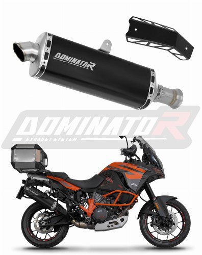 ауспух заглушител DOMINATOR P7 черен подходящо за мотоциклет KTM 1090 Adventure / R 2017 - 2019