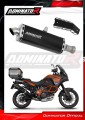 ауспух заглушител DOMINATOR P7 черен подходящо за мотоциклет KTM 1190 Adventure / R 2013 - 2016
