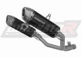 ауспух заглушител DOMINATOR S6 черен подходящо за мотоциклет Suzuki GSXR 1000 K9 L0 L1 2009 - 2011