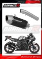 ауспух заглушител DOMINATOR S6 Shorty черен подходящо за мотоциклет Yamaha YZF R6 2003 - 2005 2