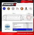 ауспух заглушител DOMINATOR S6 Shorty черен подходящо за мотоциклет Yamaha YZF R6 2003 - 2005 6
