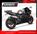 ауспух заглушител DOMINATOR S6 черен подходящо за мотоциклет Yamaha YZF R6 2003 - 2005 4