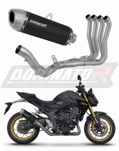 Honda CB 1000 Hornet / SP 2025 Пълна система Колектор ауспух заглушител S6 BLACK + dB killer