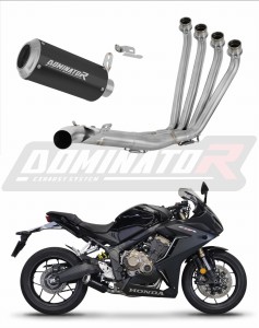Honda CBR 650 R 2019 - 2023 Цялостна система Колектор Изпускателна система Гърне GP BLACK + dB killer medium
