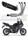 пълна изпускателна система със заглушител DOMINATOR Full System HP8 черен EX подходящо за мотоциклет Yamaha Tracer 9 / GT 2025 - 2026
