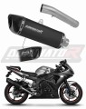 ауспух заглушител DOMINATOR хомологиран HP6 черен подходящо за мотоциклет Yamaha YZF R6 2003 - 2007 5