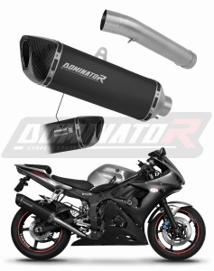 Yamaha YZF R6 2003 - 2005 Хомологиран ауспух заглушител HP6 BLACK + dB killer