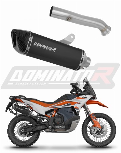 ауспух заглушител DOMINATOR HP6 черен подходящо за мотоциклет KTM 890 Adventure / R 2021 - 2025