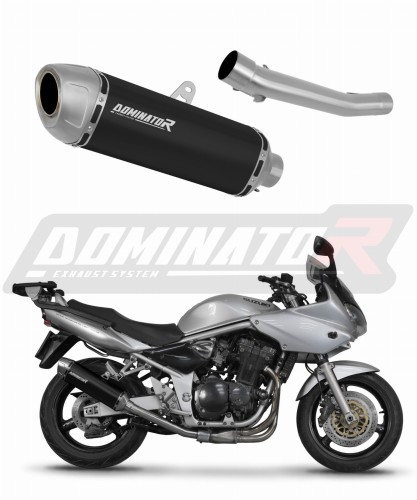 ауспух заглушител DOMINATOR S6 черен подходящо за мотоциклет Suzuki GSF BANDIT 1200 2001 - 2005 5