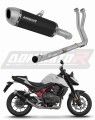 пълна изпускателна система със заглушител DOMINATOR Full System S6 черен подходящо за мотоциклет Honda CB 750 Hornet 2023