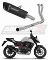 пълна изпускателна система със заглушител DOMINATOR Full System HP6 черен подходящо за мотоциклет Honda CB 750 Hornet 2023