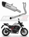 пълна изпускателна система със заглушител DOMINATOR Full System титанов HP6 подходящо за мотоциклет Honda CB 750 Hornet 2023