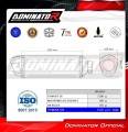 ауспух заглушител DOMINATOR S6 черен подходящо за мотоциклет Honda CB 750 Hornet 2023  5