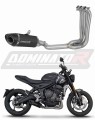 пълна изпускателна система със заглушител DOMINATOR Full System HP8 черен подходящо за мотоциклет Triumph Trident 660 2021 - 2024