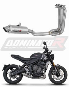 Triumph Trident 660 2021 - 2024 Цялостна система Колектор ауспух заглушител GPF + dB killer
