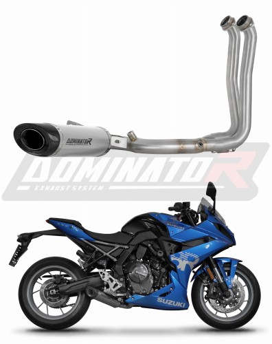 пълна изпускателна система със заглушител DOMINATOR Full System титанов HP8 подходящо за мотоциклет Suzuki GSX-8R / 8S 2023 - 2025