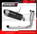 пълна изпускателна система със заглушител DOMINATOR Full System S6 черен подходящо за мотоциклет Suzuki GSX-8R / 8S 2023 - 2025 2