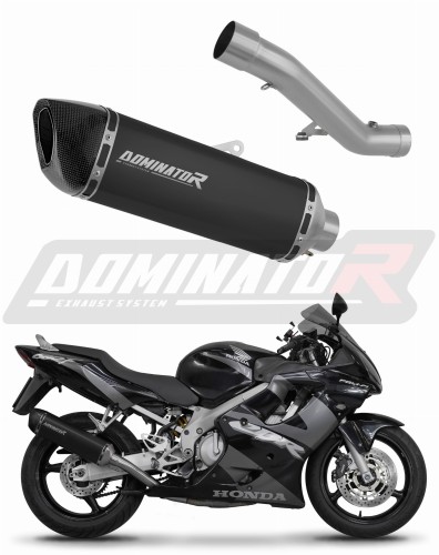 ауспух заглушител DOMINATOR HP6 черен подходящо за мотоциклет Honda CBR 600 F4i 2001 - 2006