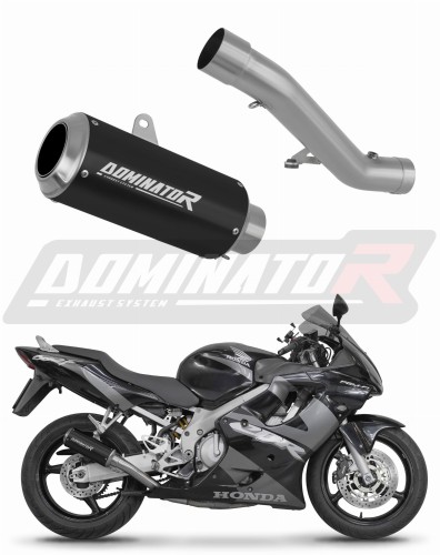 ауспух заглушител DOMINATOR GP черен подходящо за мотоциклет Honda CBR 600 F4i 2001 - 2006
