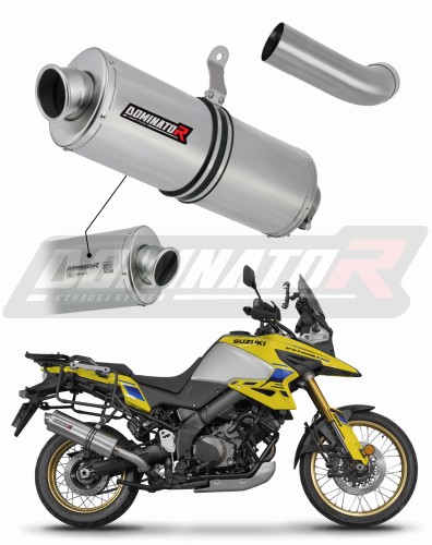 ауспух заглушител DOMINATOR хомологиран овален подходящо за мотоциклет Suzuki V-Strom 1050 DE 2023 - 2025