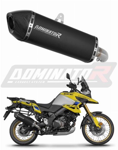 ауспух заглушител DOMINATOR HP7 черен подходящо за мотоциклет Suzuki V-Strom 1050 DE 2023 - 2025